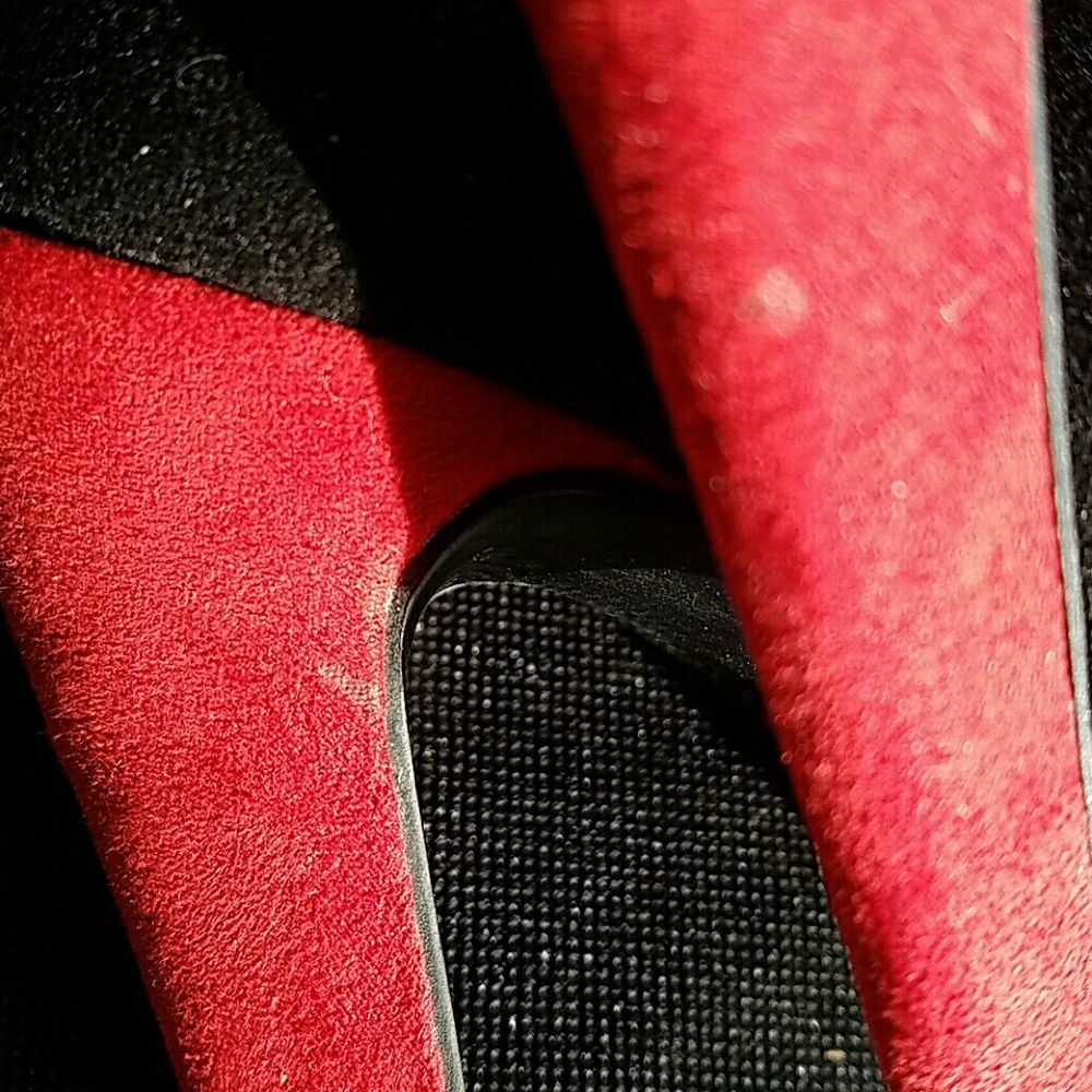 Zara Black Ankle Strap Suede Shoes - Picture 7 of 8